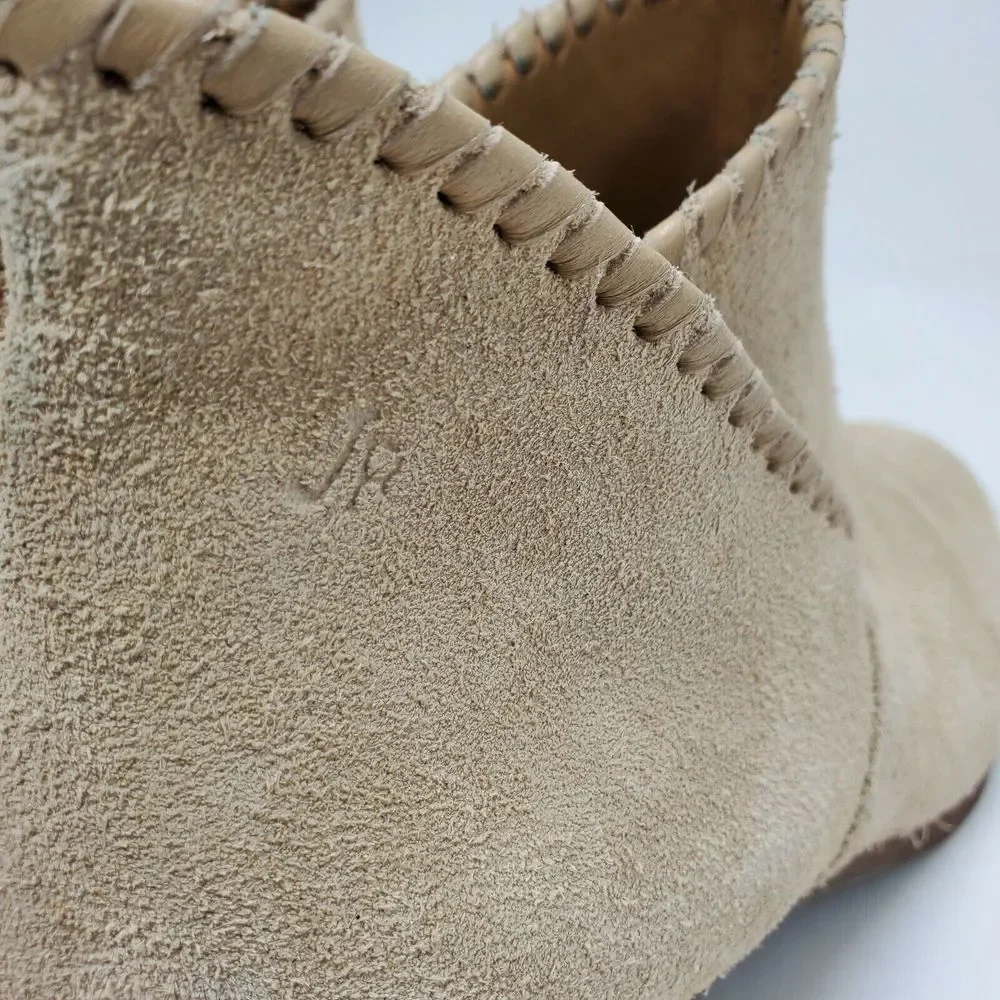 Jack Rogers Womens Ankle Boot Sadie Size 8.5 Tan Suede Booties‎